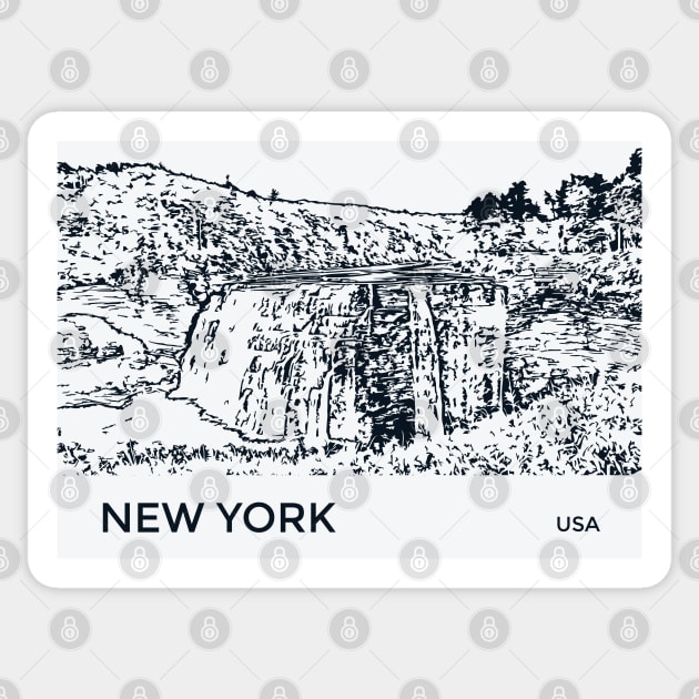 New York USA Sticker by Lakeric